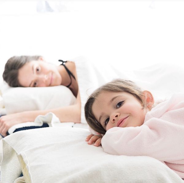 Massage en famille
